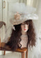 Vintage Lace Flower Hat