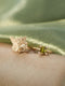 Vintage Oliver CZ Ring + Butterfly Ring Set