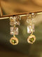 Magical Butterfly CZ Diamond Earrings