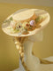 Victorian Straw Flat Sun Hat