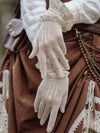 Victorian Mesh Lace Gloves