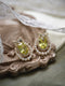 Large Oval CZ Diamond Earrings