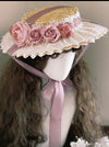 Vintage Flower Lace Up Hat