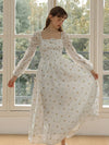 Floral Long Sleeve Maxi Dress