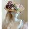 Vintage Purple Flower Hat