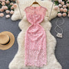 Lace Hollowed Sheath dress