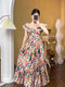 French Art Painting Dress