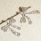 Large Butterfly CZ Diamond Earrings