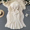 High-end Off-shoulder Fishtail Dress