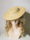 Vintage Straw Flat  Hat