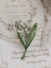 Mori Lily Of The Valley Brooch