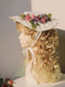 Lolita Beige Lace Up Party Hat