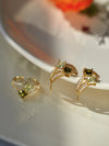 Double Star CZ Diamonds Earrings/Ring