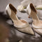 Perfect Pearl Satin Pointed Toe Shoes