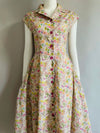 Vintage Floral Cotton Dress