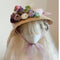 Vintage Purple Flower Hat