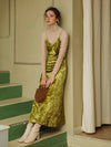 French Velvet Split Dress
