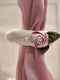 Fuzzy Rose Hair Clip