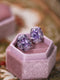 Purple CZ Diamonds Earrings