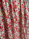 Vintage Floral Puffy Dress