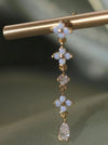 Cute Opal Flower Earrings