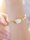 Shiny Rhinestones Bracelet Watch