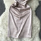 Elegant Slim Fit Satin Dress