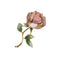 Vintage Enamel Rose Brooch