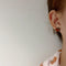 Maple Leaf CZ Diamond Earrings