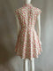 Retro Rose Cotton Dress