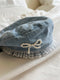 Y2K Bow Pearl Beret Hat