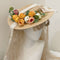 Rural  Flower Lace Up Hat