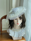 Lolita Fairycore Lace Flat Hat