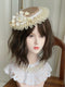 Vintage Beige Lace Lolita Hat