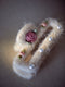 Fuzzy Roses Pearl Hair Claw