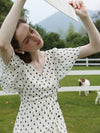 French Polka Dot Dress