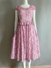 Vintage Ruffled Trim Waist Dress