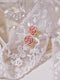 Pink Rose Earrings 2 Pairs