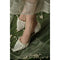 Perfect Pearl Silk Pointed Toe Shoes