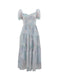 Romantic Light Blue Puffy Dress