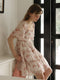 Sweet Floral Puffy Dress