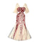 High-end Patchwork Sequin Fishtail Dress