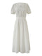 French White Doll Collar Dress