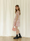 Sweet Floral Puffy Dress