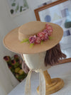 Vintage Flower Bow Hat