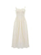 Elegant Beige Slim Waist Dress