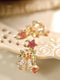 Christmas Colorful CZ Diamond Earrings