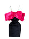 Large Bow Colorblock Party Dress