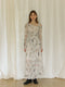 Romantic Butterfly Print Dress