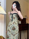 Vintage Embroidery Floral Dress